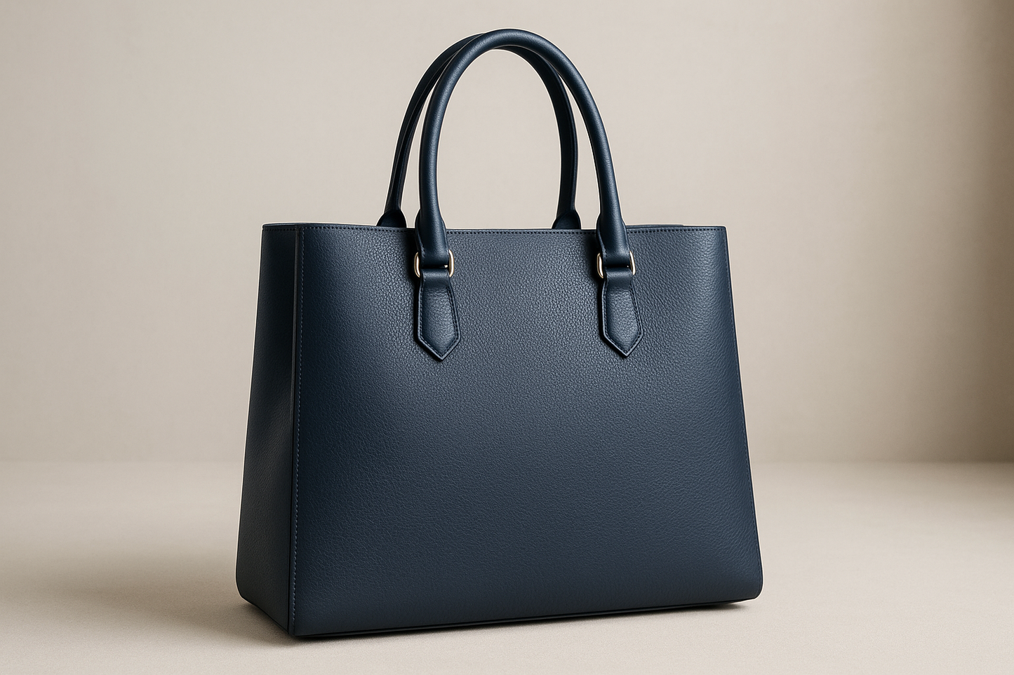 Premium Leather Tote Bag – Elegant Women’s Handbag blue colour