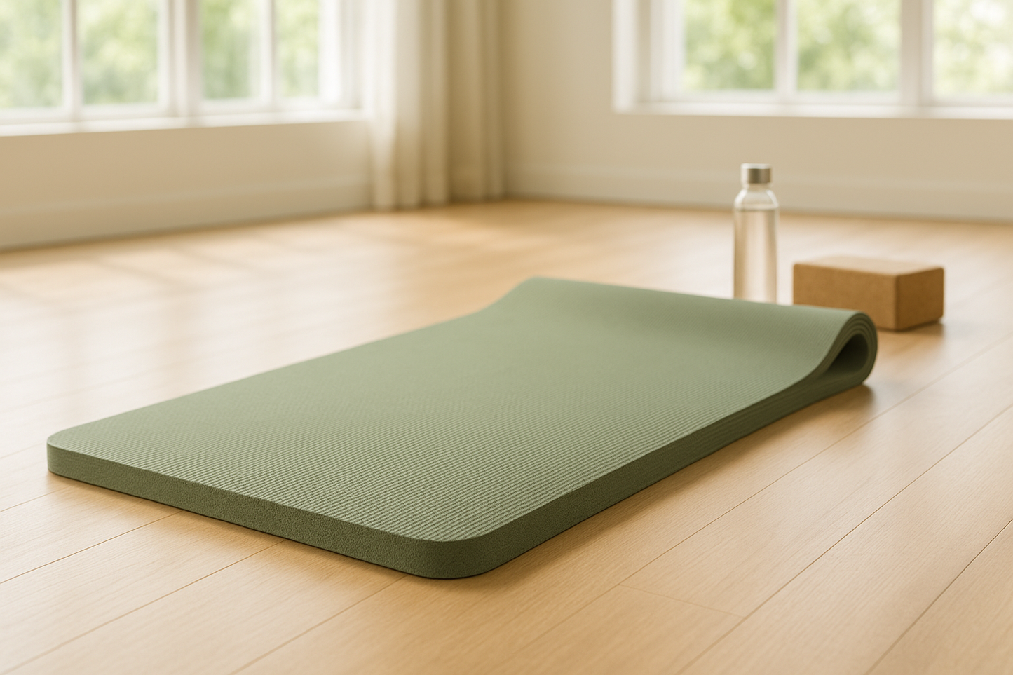 Premium Non-Slip Yoga Mat – Eco-Friendly, Extra Thick & Lightweight