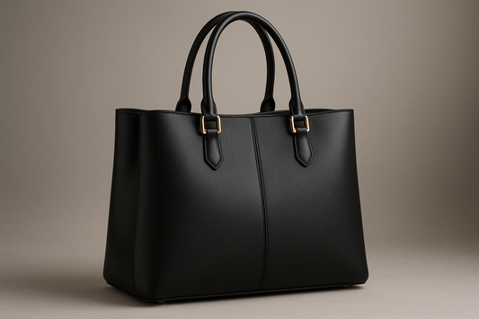 Premium Leather Tote Bag – Elegant Women’s Handbag black colour